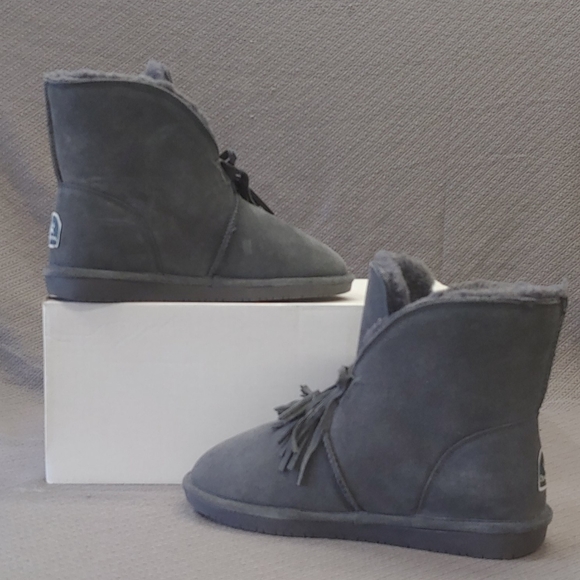 Bearpaw Christie Suede Fringe Boot 